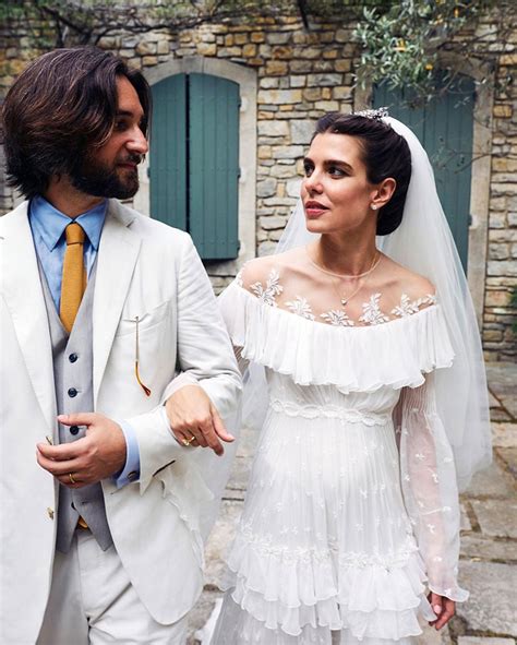 charlotte casiraghi wedding dresses.